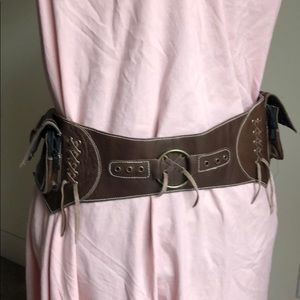 Leather Festival Belt